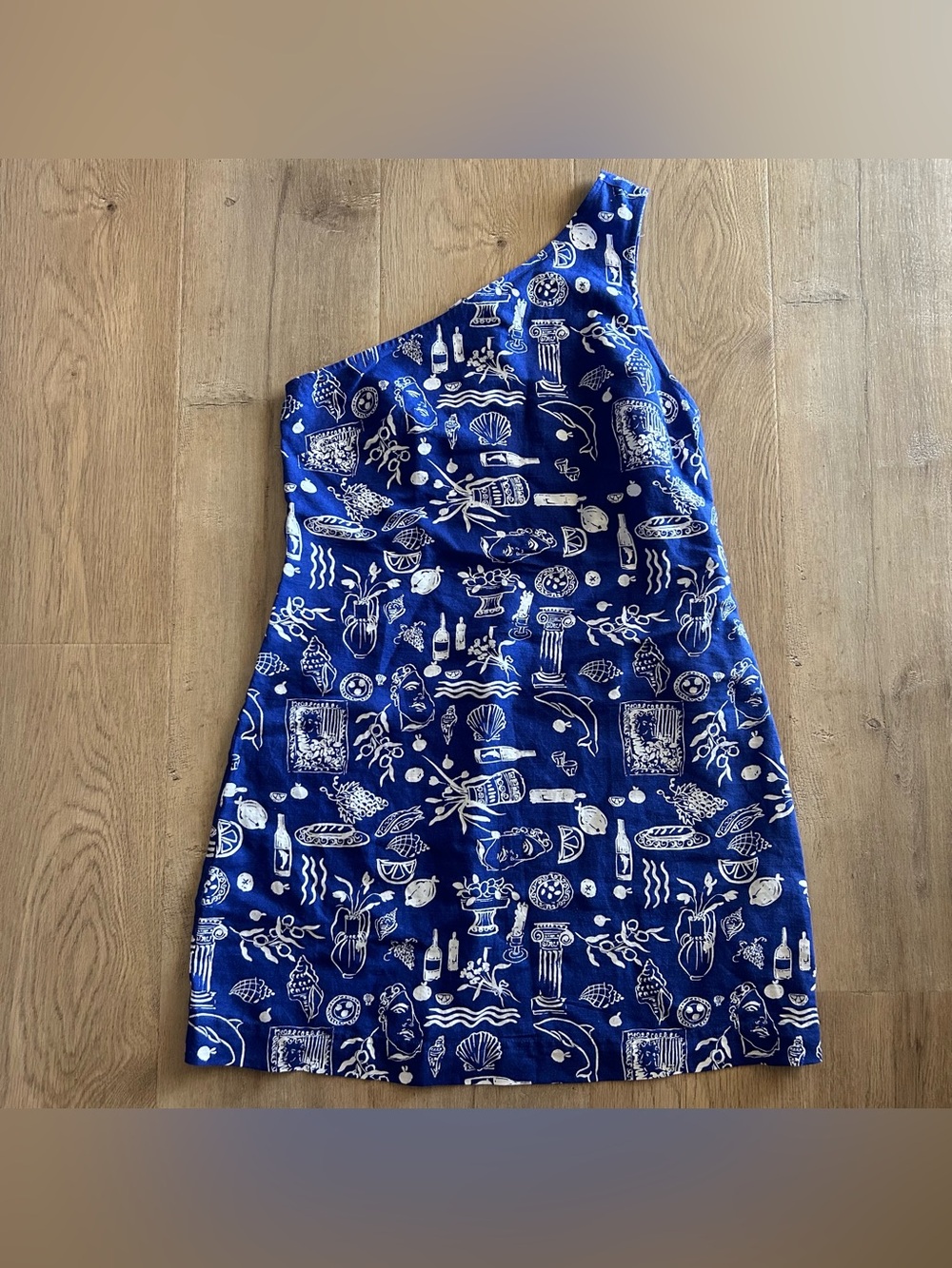 Madewell x Lisa Says Gah! One Shoulder Mini Dress - Picture 3 of 6
